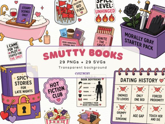 Download Spicy Romance Books Clipart Bookish PNG - Premium Resources